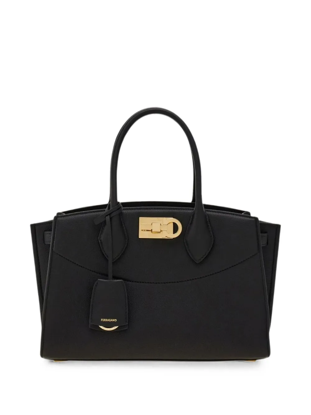 Ferragamo New Ferragamo Studio soft bag (M) - Nero