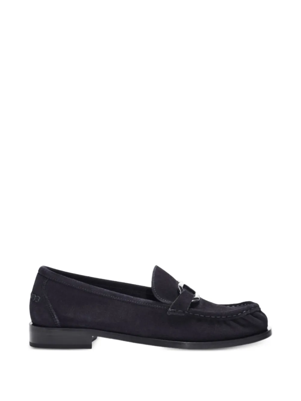 Ferragamo Gancini ornament moccasin - Blu