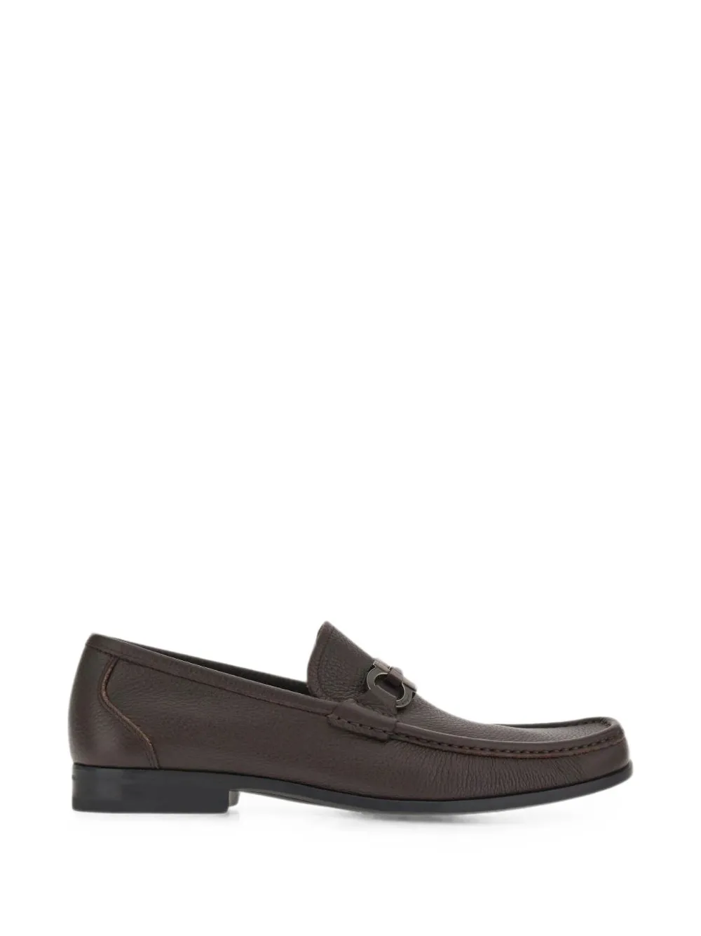 Ferragamo Gancini buckle loafers - Marrone