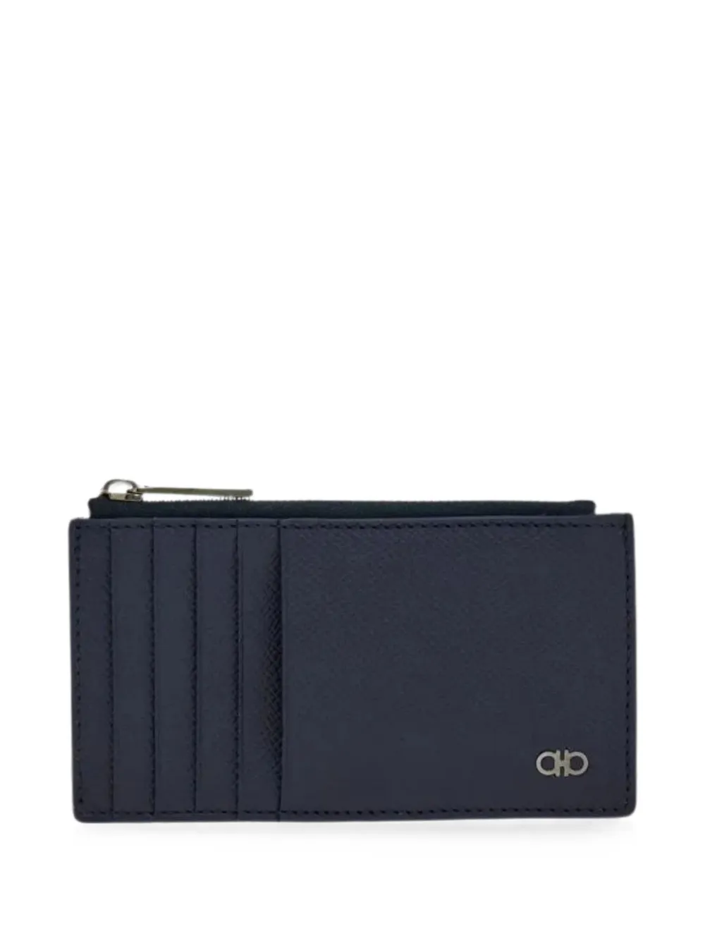 Ferragamo Gancini zipped cardholder - Blu