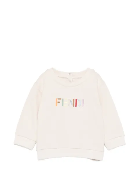 Fendi Kids Maglione con ricamo