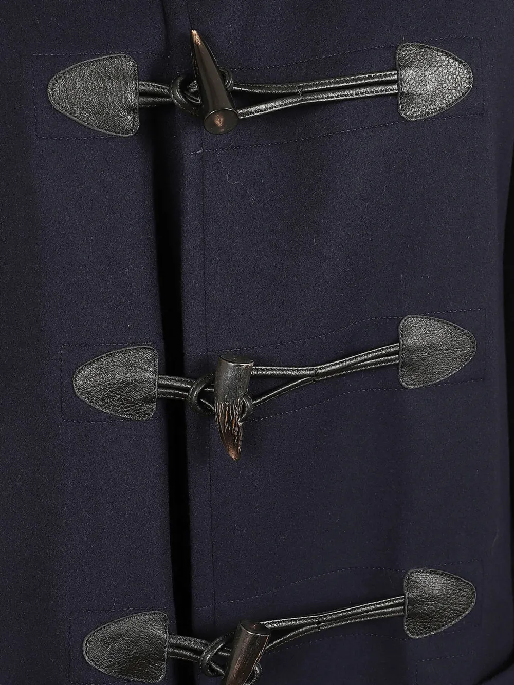 Polo Ralph Lauren Wollen jack met houtje-touwtjesluiting Blauw