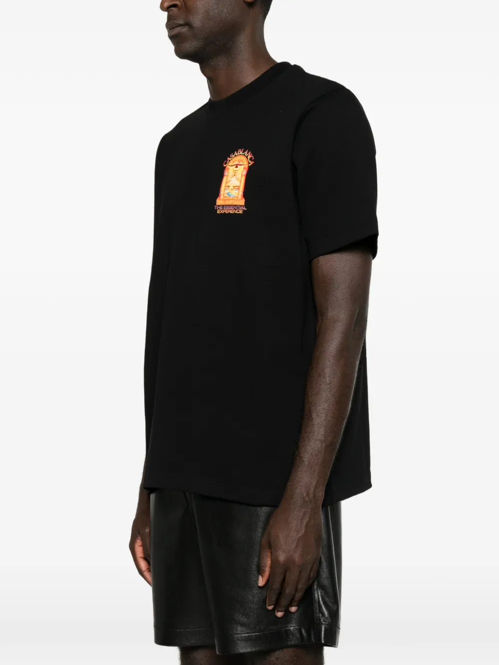 Casablanca Hermons Mirage T-shirt met grafische print Zwart