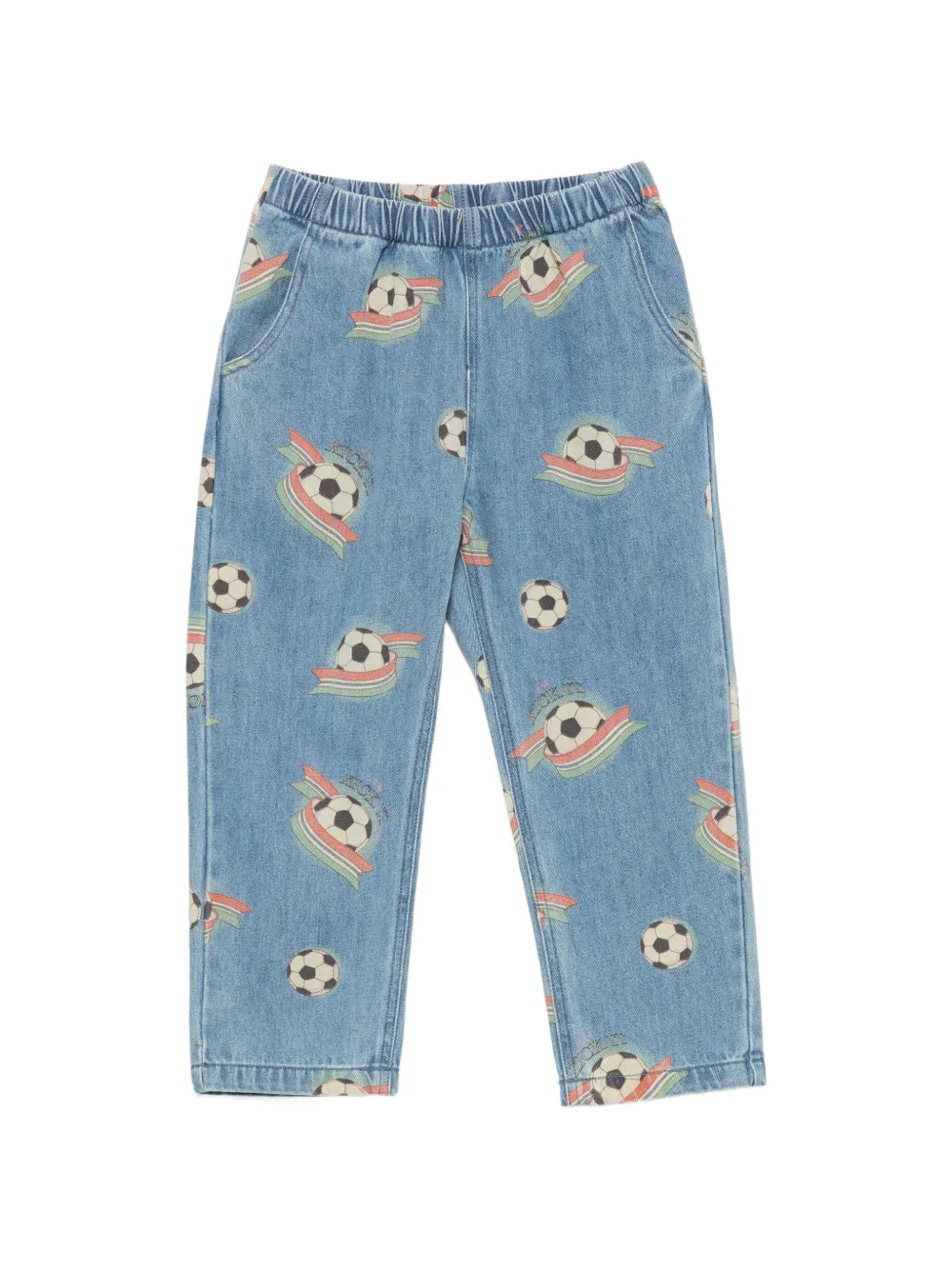 Konges Sløjd ball-print jeans - Blau