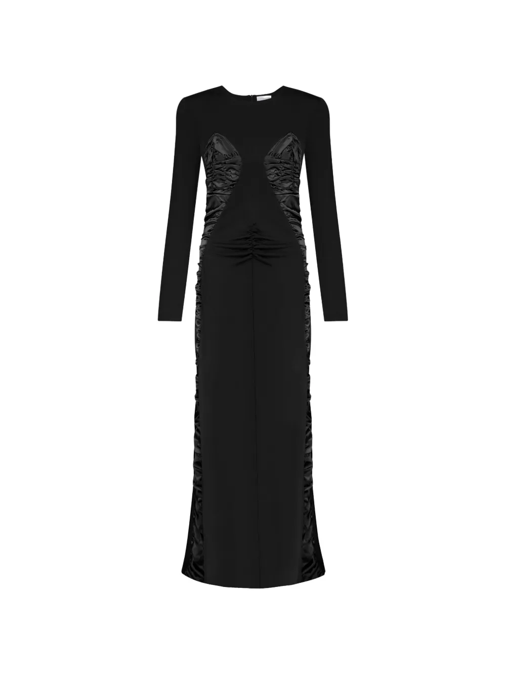 Violante Nessi Mengoni ruched maxi dress