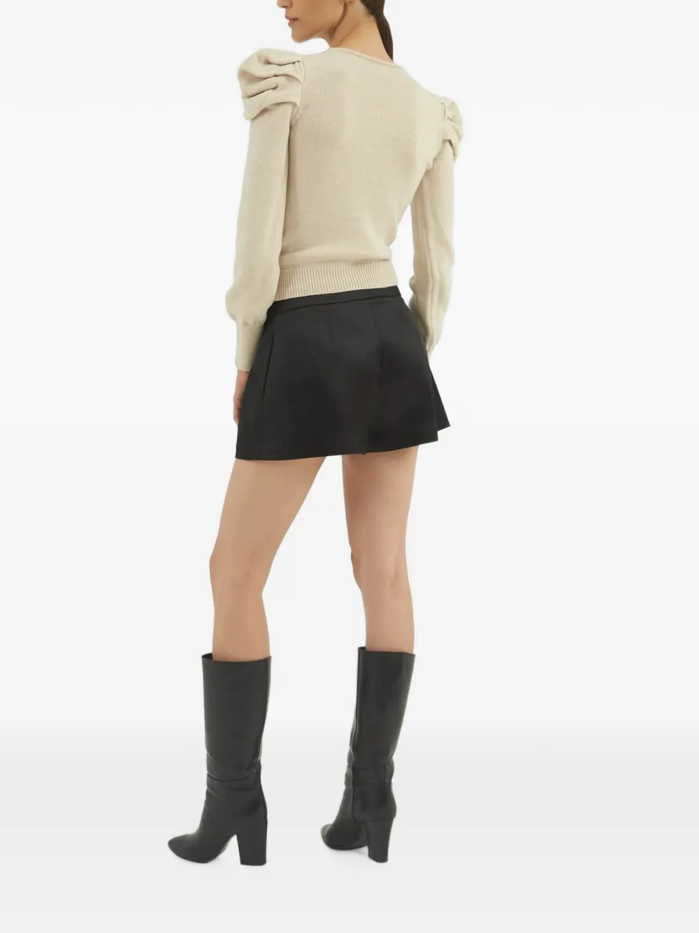 Violante Nessi Puff-sleeve Sweater in Neutrals, view 3