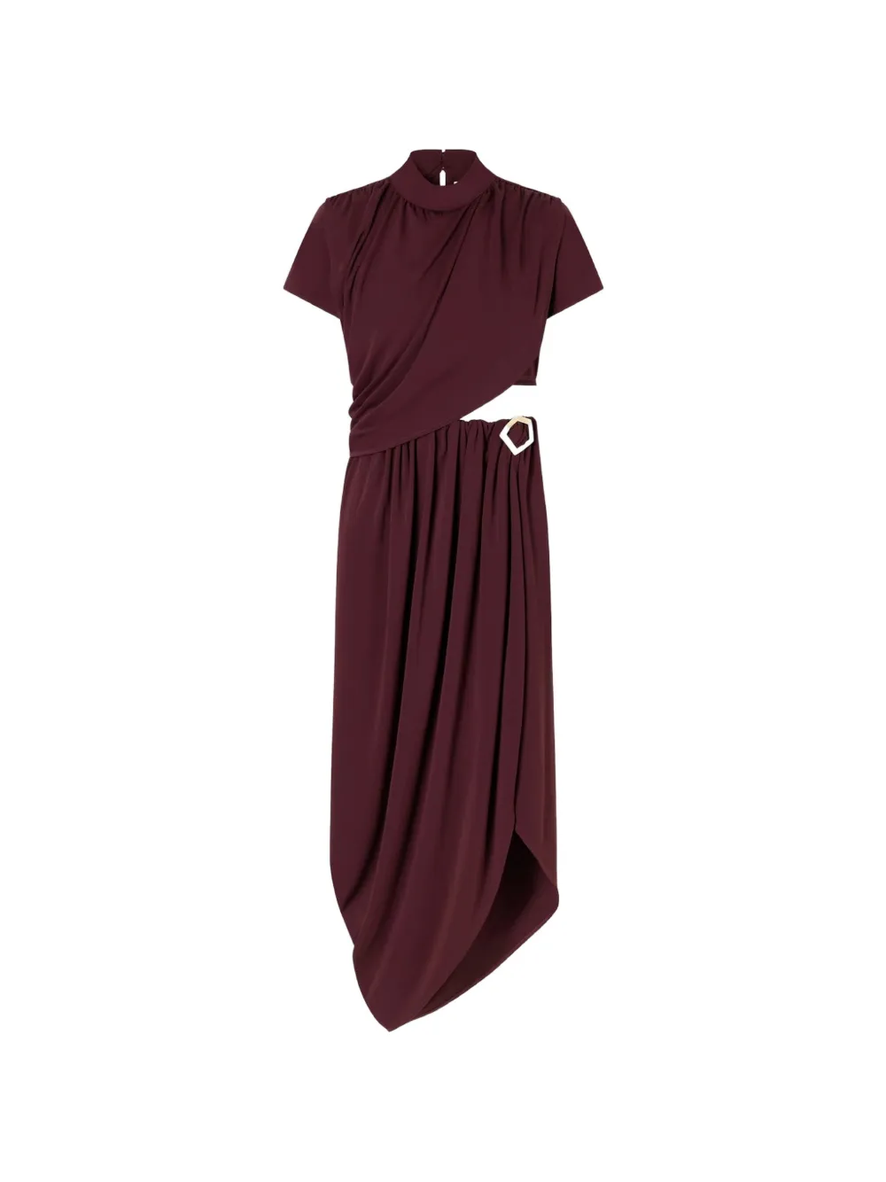 Violante Nessi Pagani buckle-detail dress