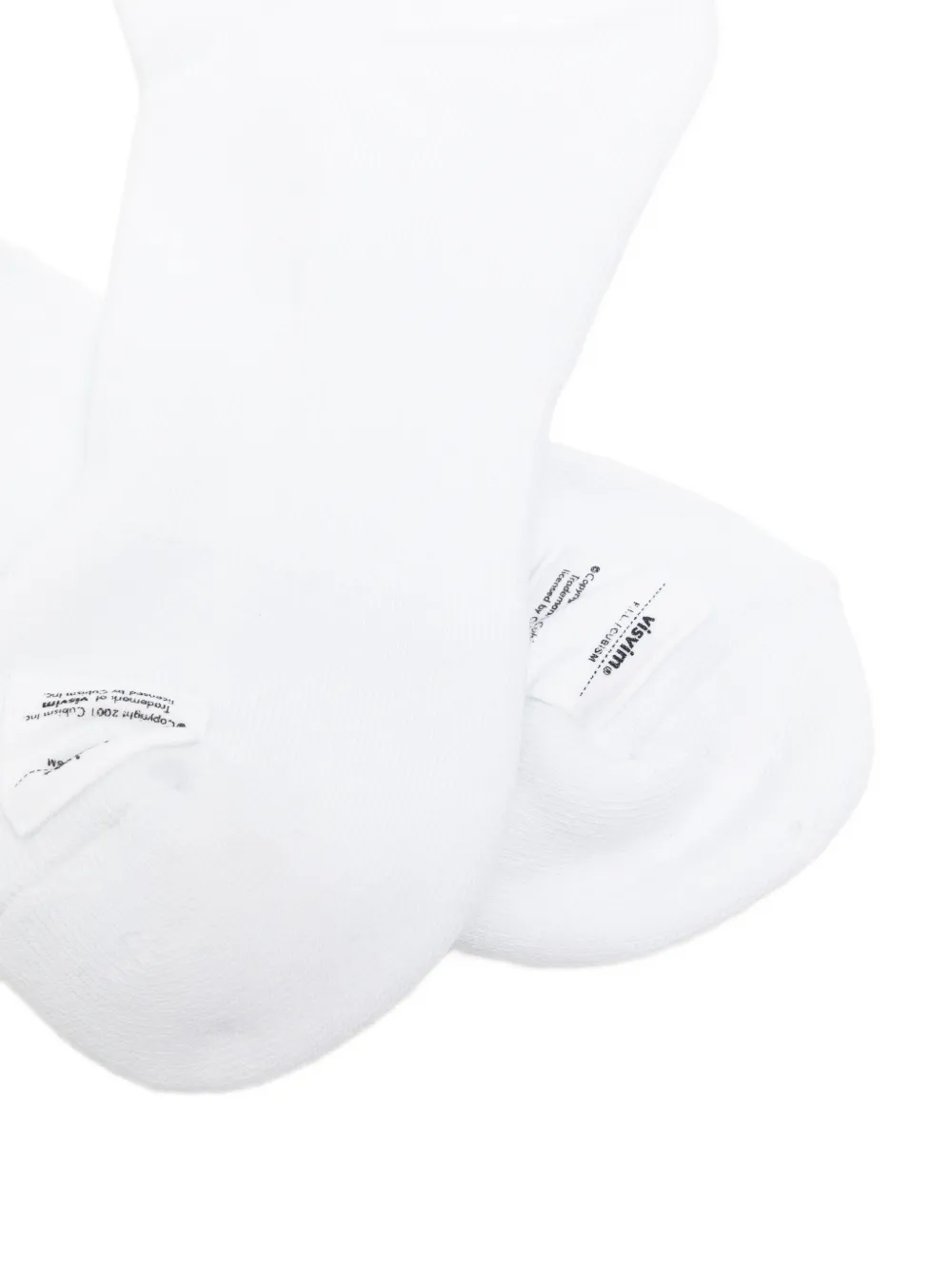 visvim Twee Achilles gestreepte sokken Wit