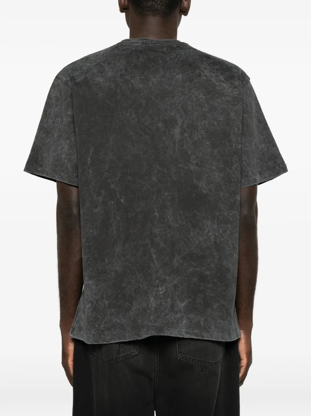 GCDS T-shirt met logo studs Grijs