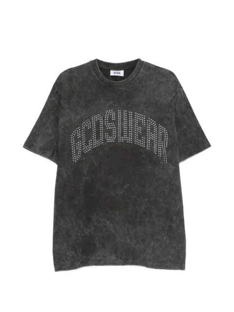 GCDS logo-studded washed T-shirt
