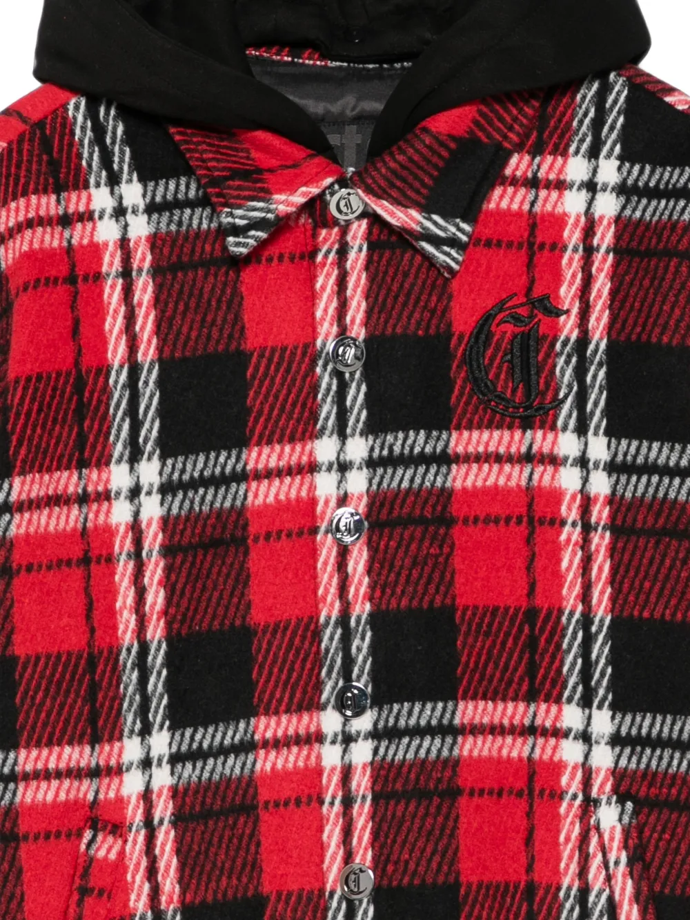 Roberto Cavalli Junior Shirt met capuchon Rood