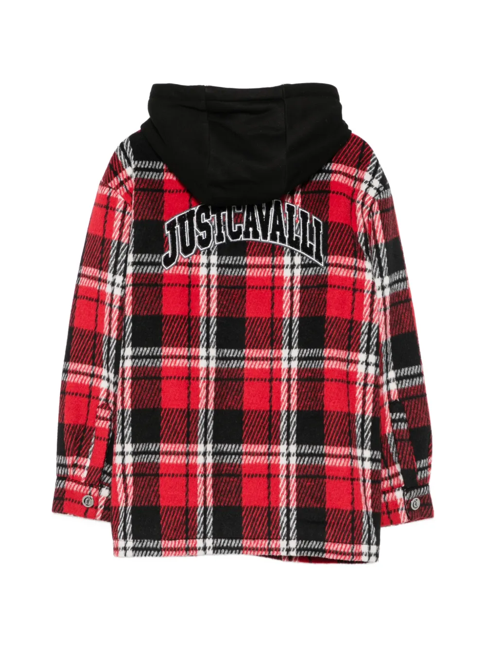 Roberto Cavalli Junior Shirt met capuchon Rood