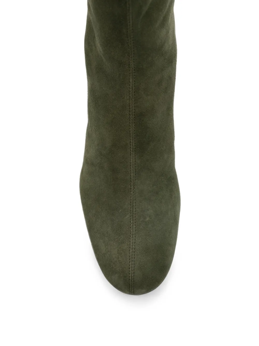 Aquazzura Saint Honore rear-zip ankle boots Groen