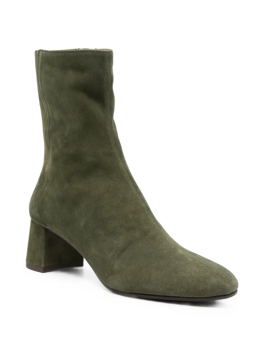 Aquazzura Saint Honore rear-zip ankle boots Groen
