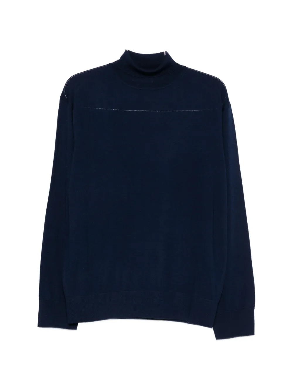 Laneus roll-neck wool sweater - Blau