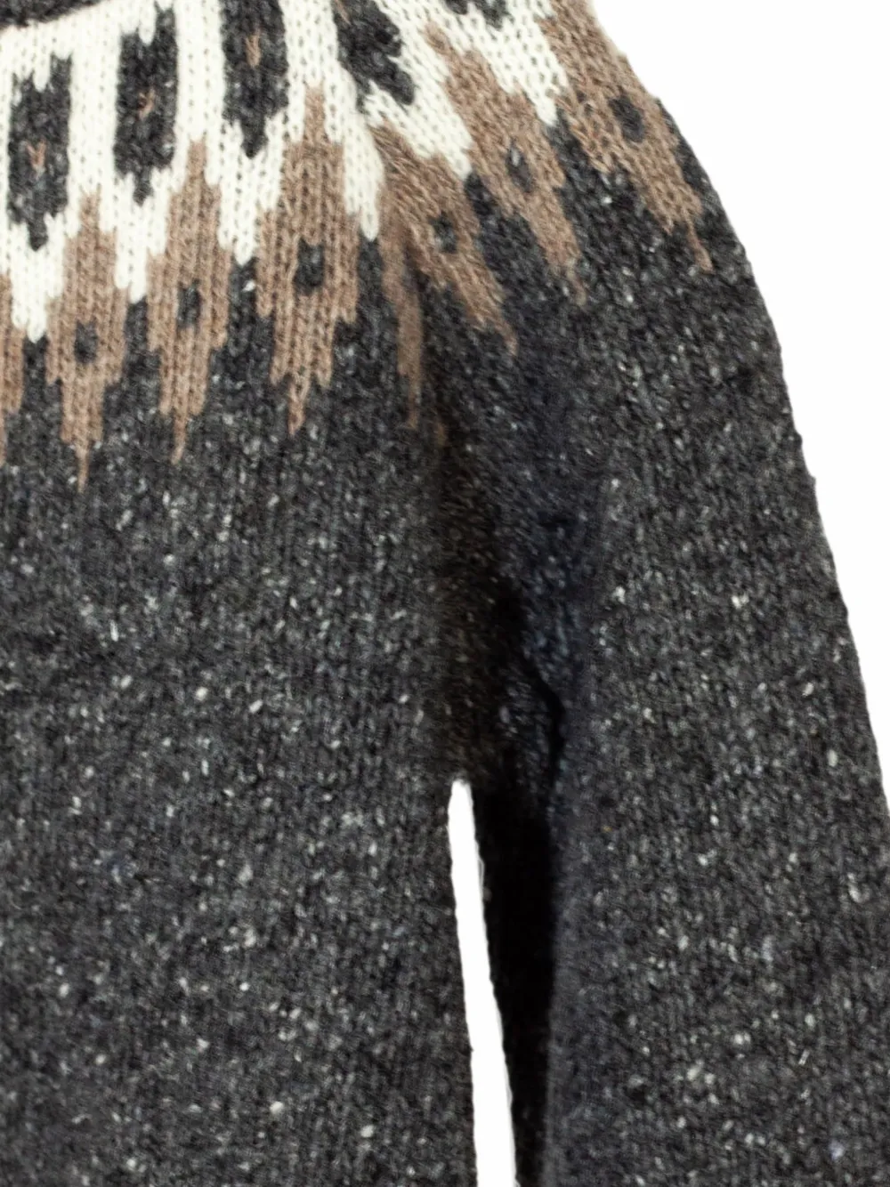 Zhoe & Tobiah Geweven trui met jacquard-patroon Grijs