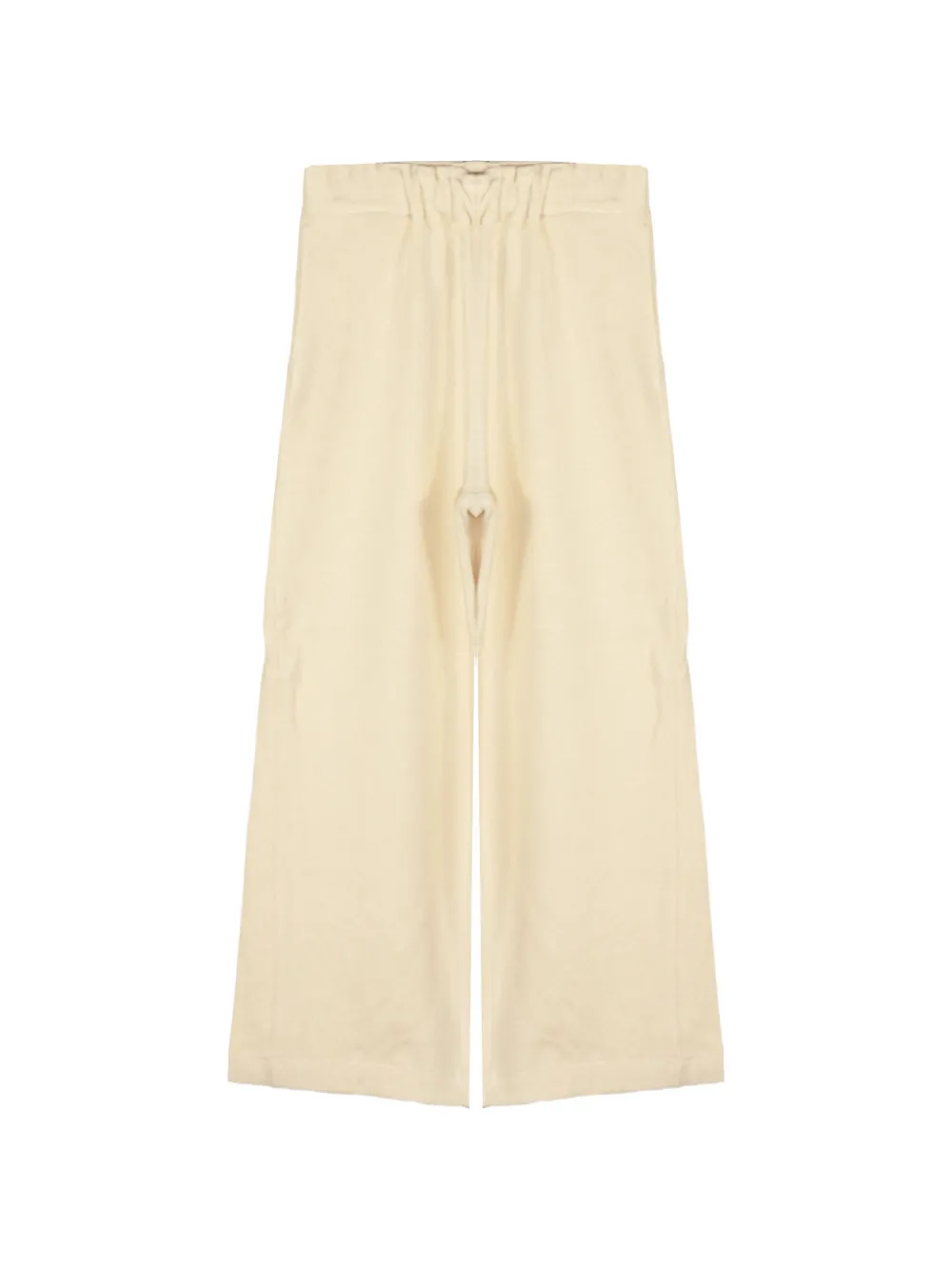 Zhoe & Tobiah Geribbelde broek met wijde pijpen Beige