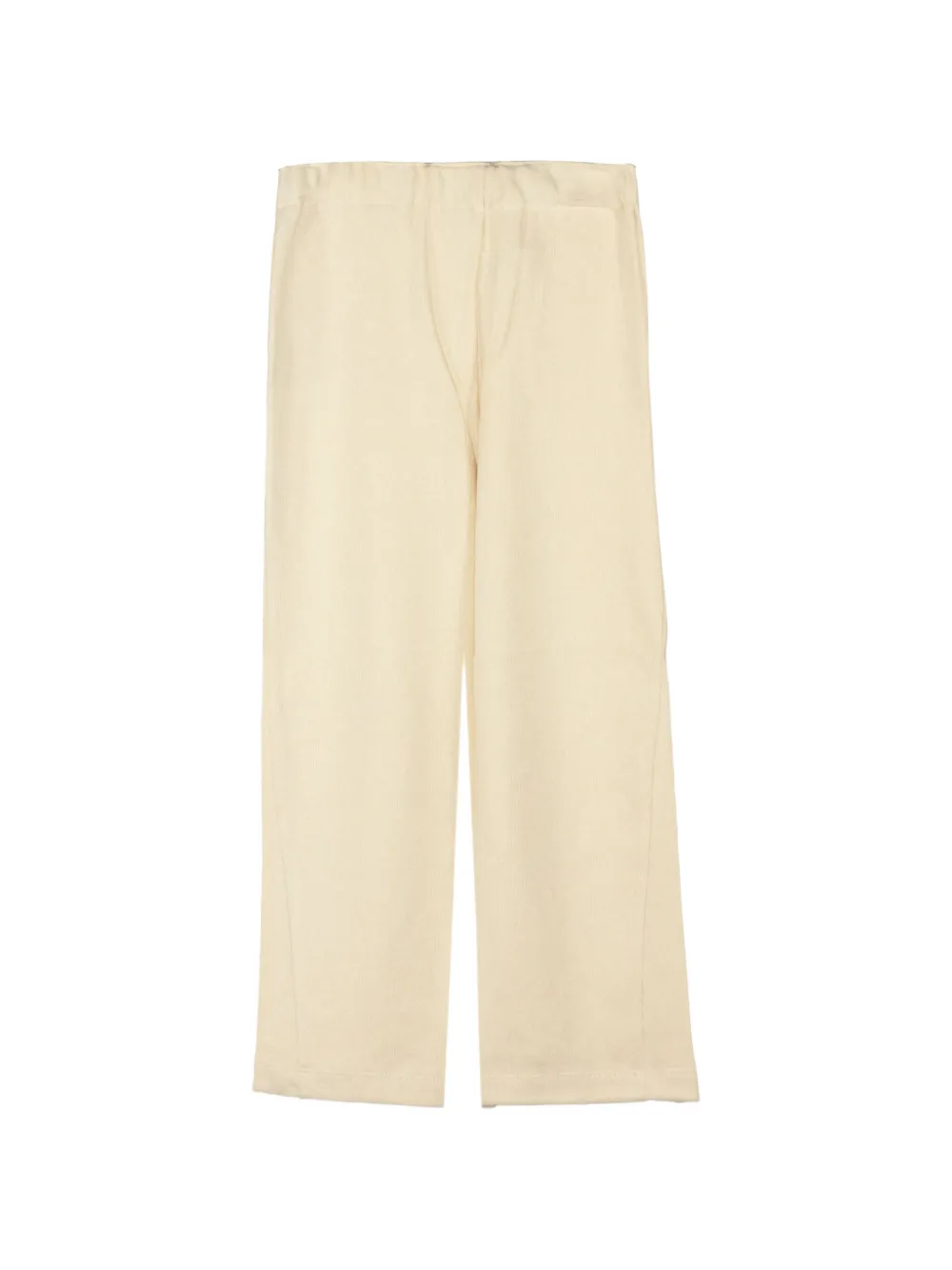 Zhoe & Tobiah micro-ribbed wide-leg trousers - Toni neutri