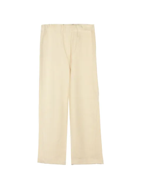 Zhoe & Tobiah micro-ribbed wide-leg trousers