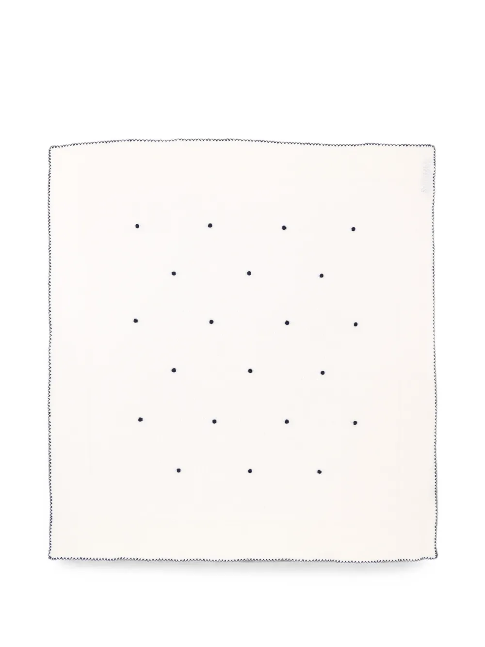 Little Bear polka-dot blanket - Bianco