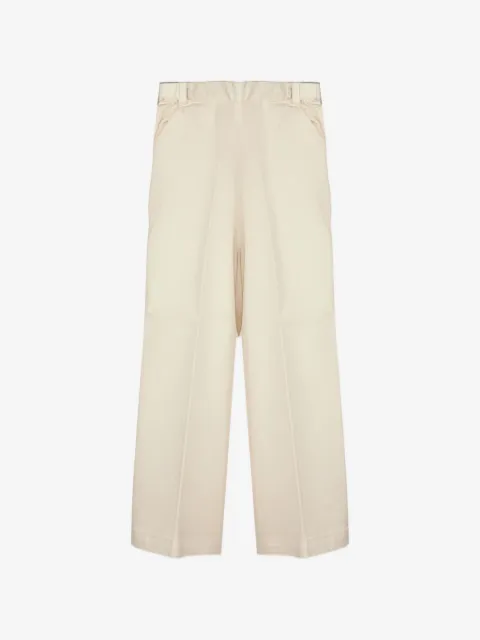 Zhoe & Tobiah pleat-detail wide-leg trousers