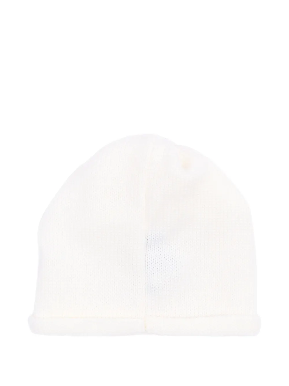 Little Bear Fijngebreide muts Wit