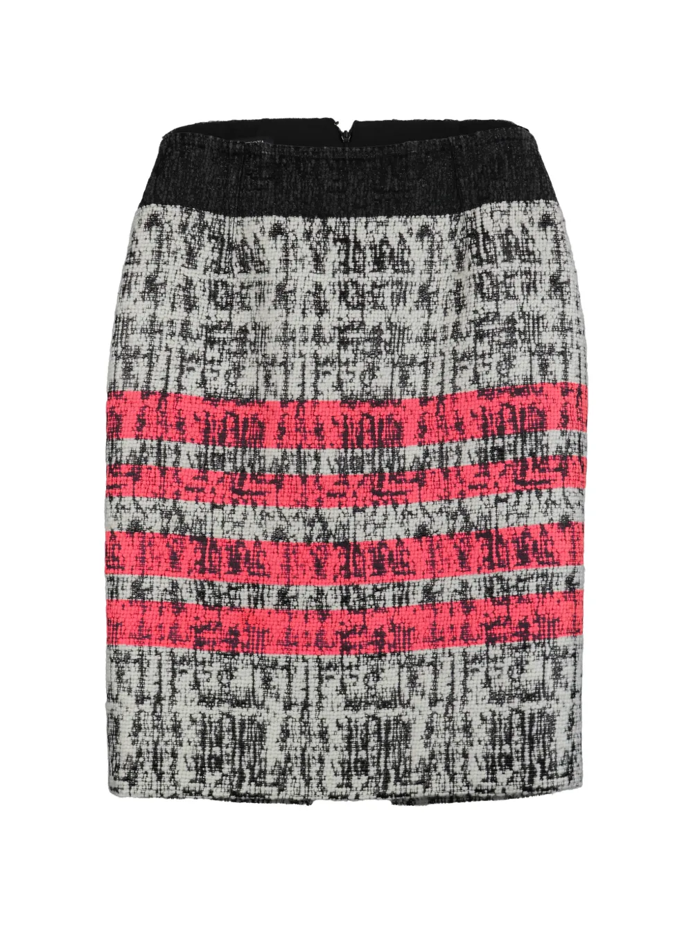 Giambattista Valli Vintage Tweed pencil mini skirt - Grau