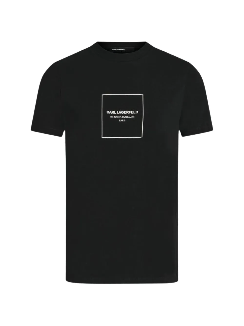 Karl Lagerfeld Logo-print T-shirt In Black