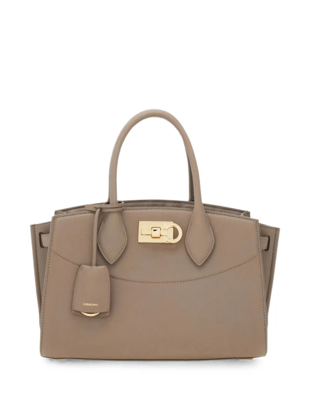 Ferragamo New Ferragamo Studio soft bag (M) - Nude