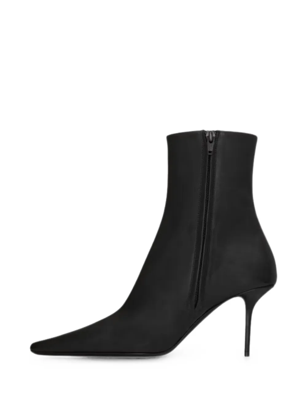 Saint Laurent Ashley booties in smooth leather Zwart