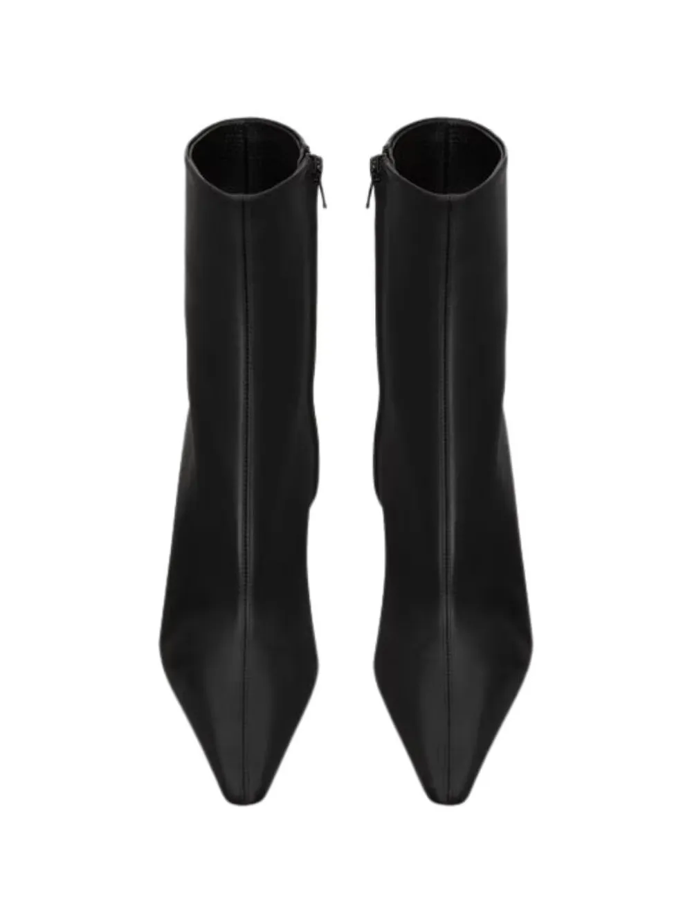 Saint Laurent Ashley booties in smooth leather Zwart