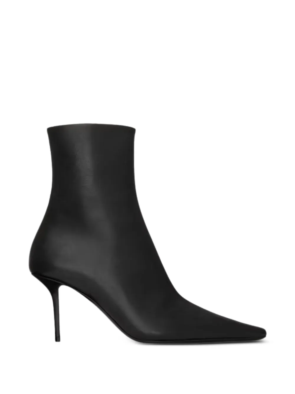 Saint Laurent Ashley booties in smooth leather Zwart