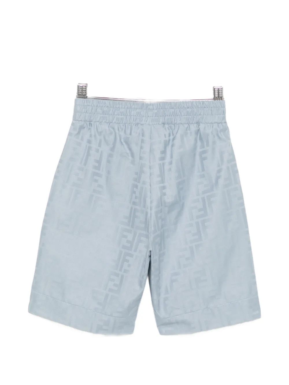 Fendi Kids Shorts met logo Blauw