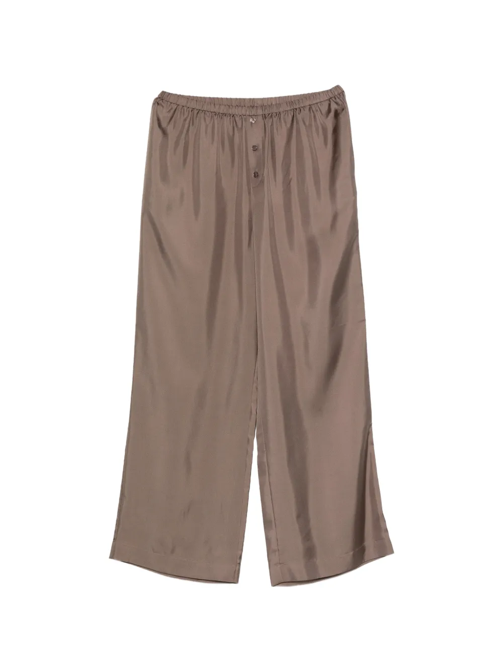 Róhe button-detail silk trousers