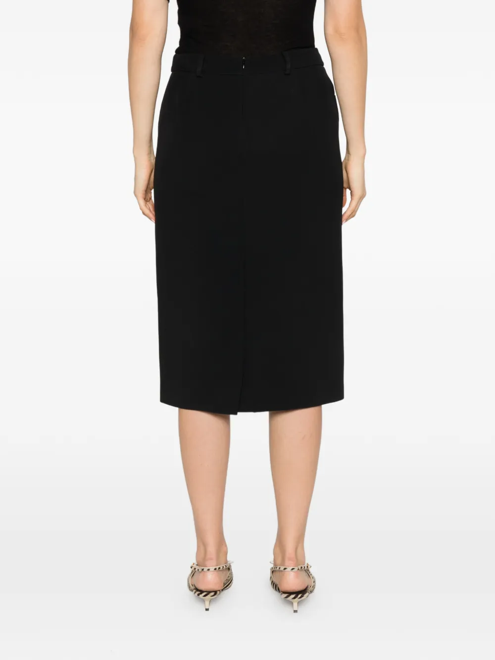 Ermanno Scervino pencil midi skirt Zwart