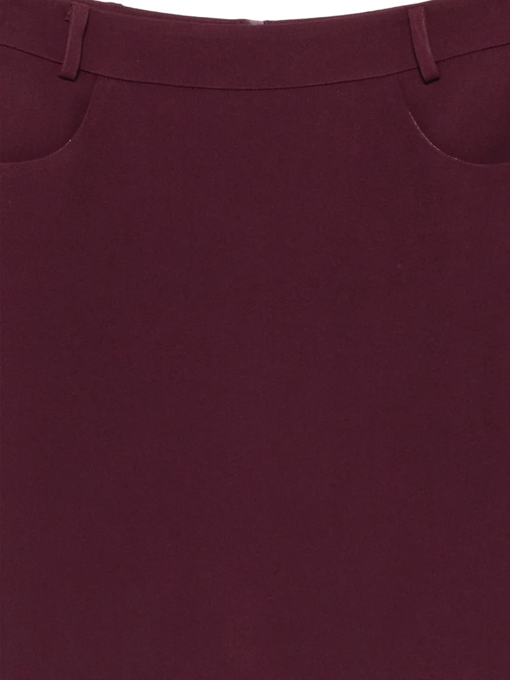 Ermanno Scervino belt-loop rear-slit midi skirt Rood