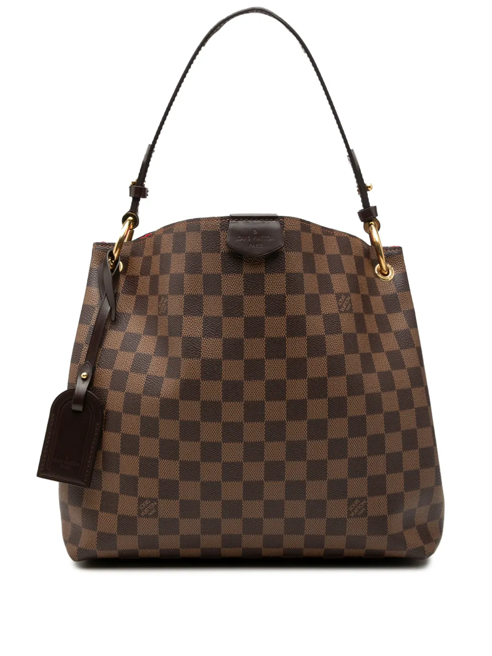 Louis Vuitton Pre-Owned 2018 Damier Ebene Graceful PM shoulder bag - Braun