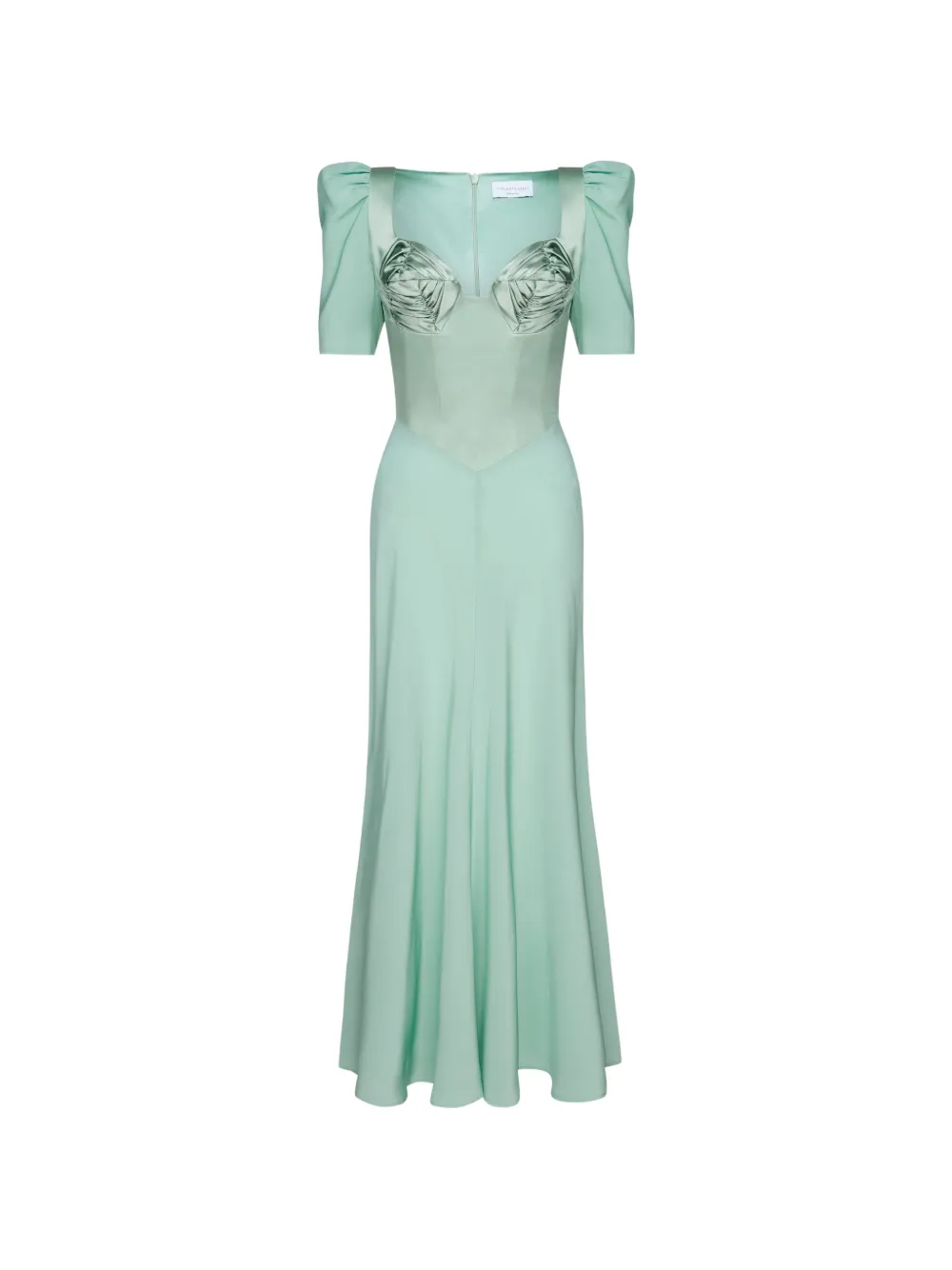 Violante Nessi Baccarat Maxikleid aus Seide - Grün