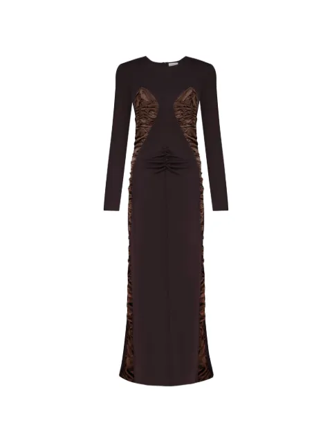 Violante Nessi Mengoni ruched gown