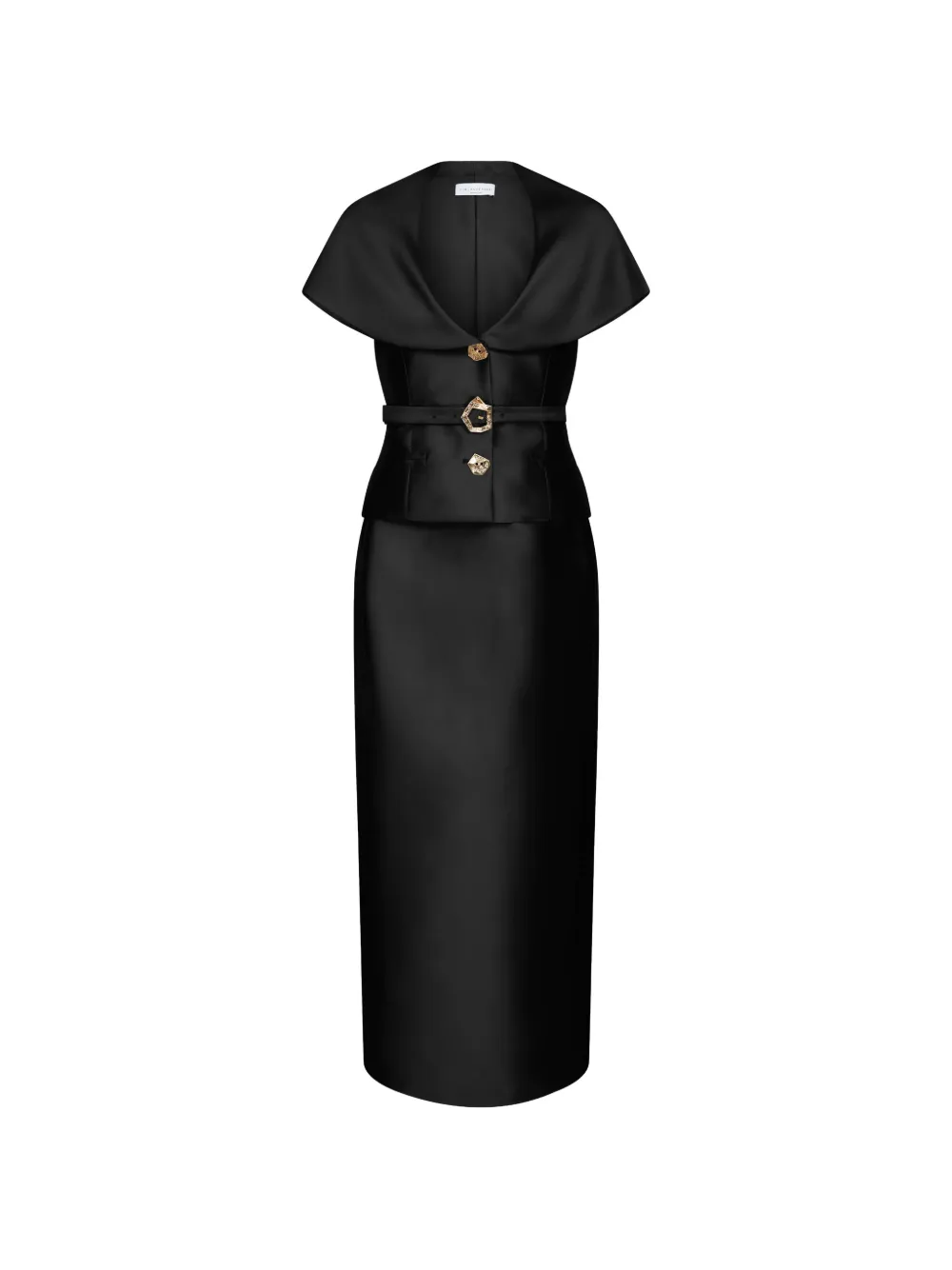 Violante Nessi Manuela belted midi dress