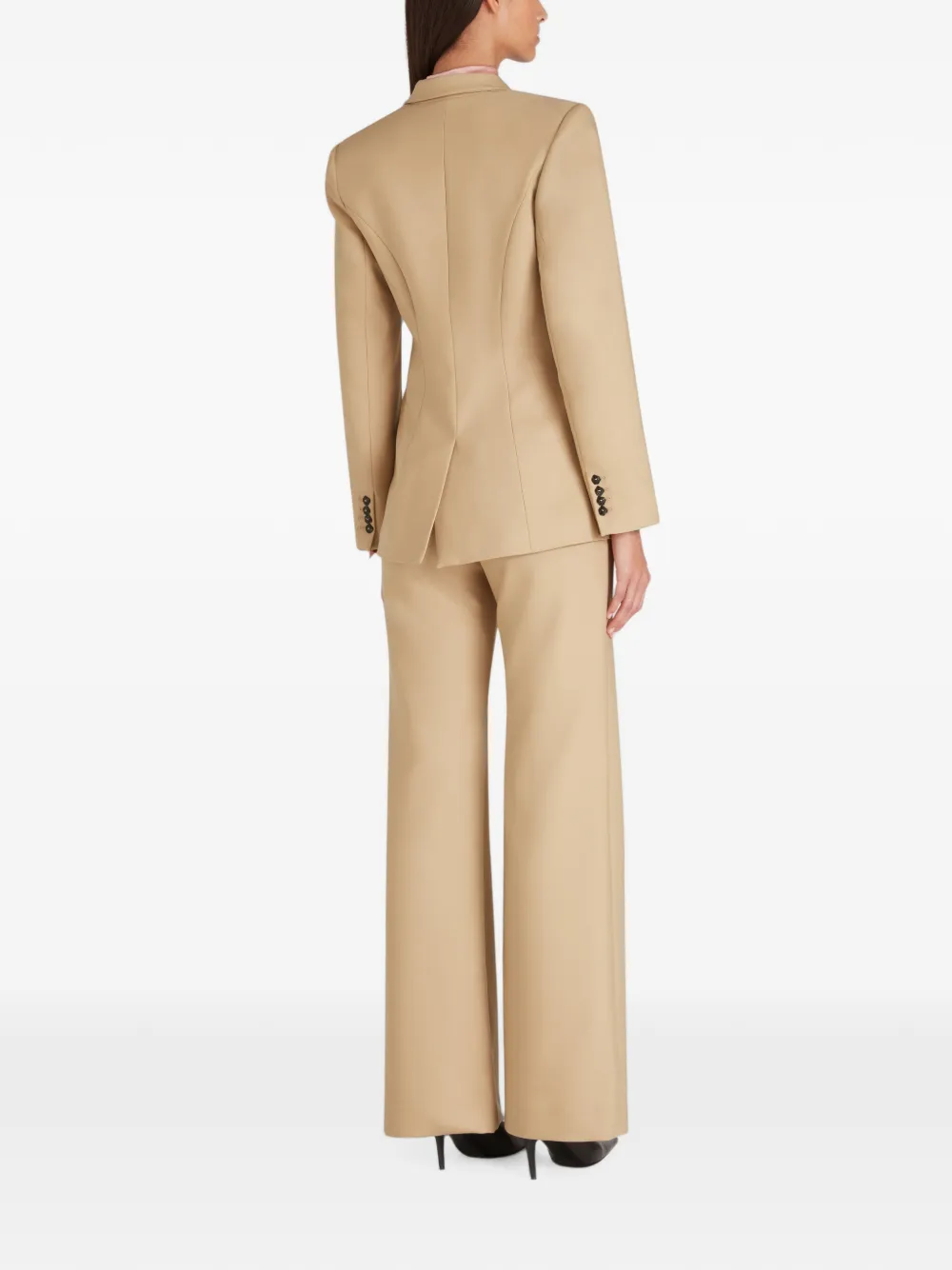 Violante Nessi Sir Double-breasted Blazer in Neutrals, view 3