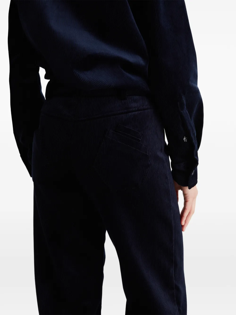 Violante Nessi Corduroy Wide-leg Trousers in Blue, view 4