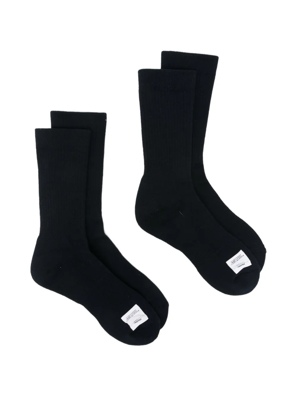 visvim Achilles ribbed socks (set of two) - Blu