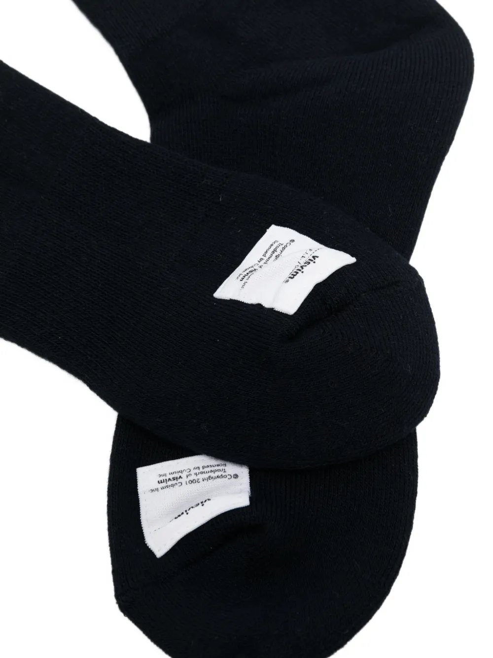visvim Twee Achilles geribbelde sokken Blauw