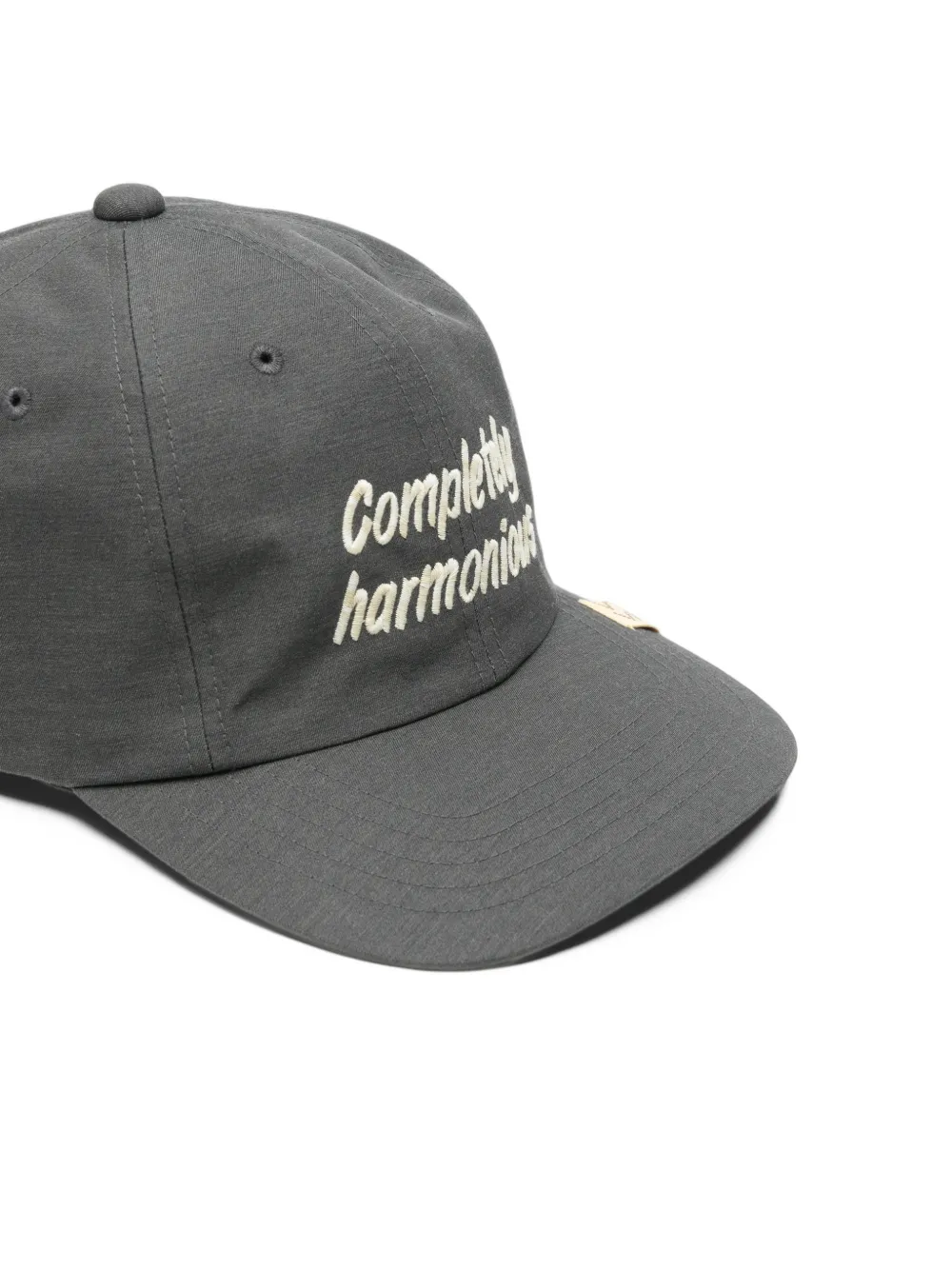 visvim Excelsior II embroidered cap Grijs