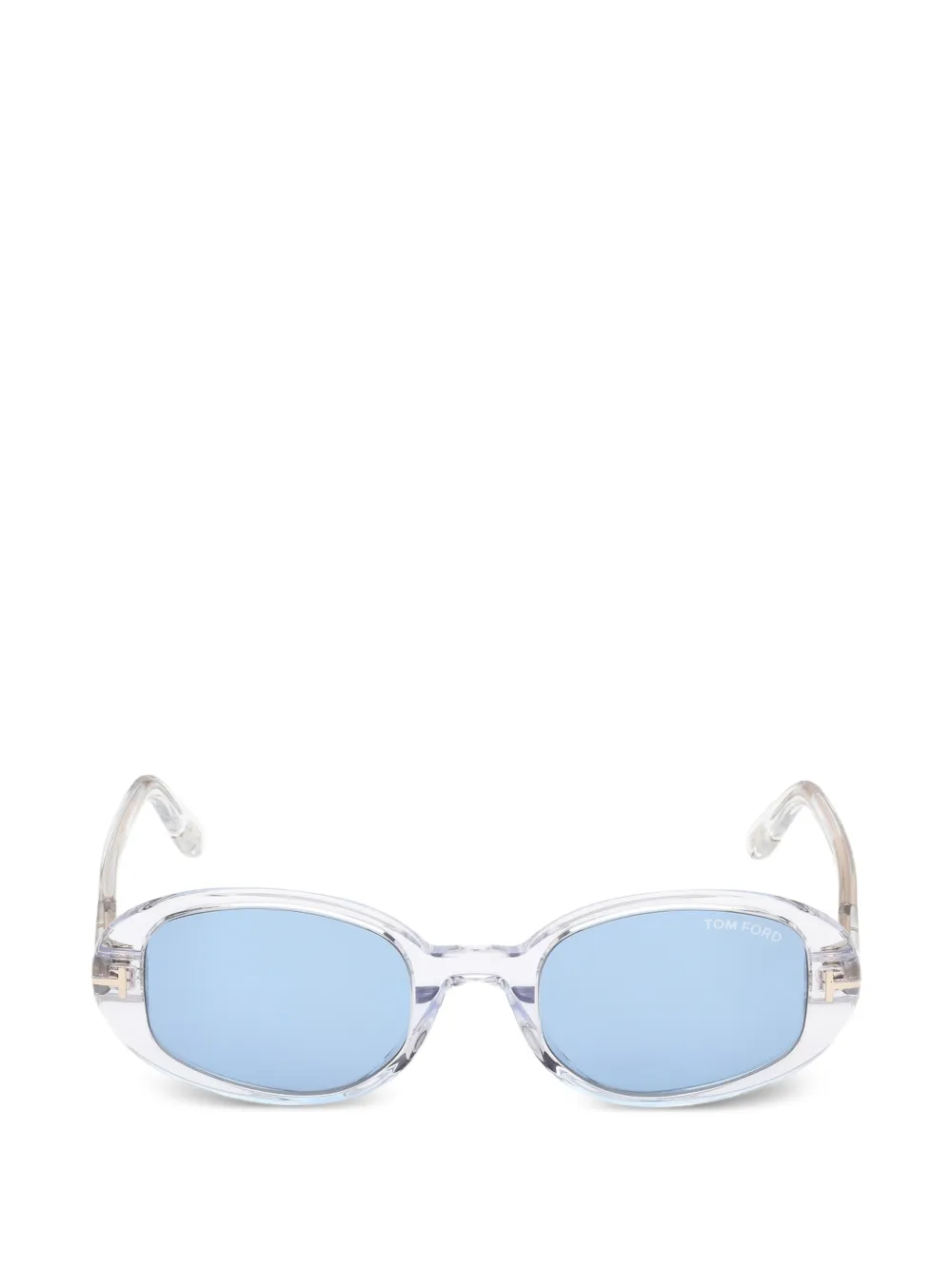 TOM FORD Eyewear Iggy oval-frame sunglasses - Bianco