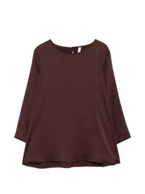 IMPERIAL satin-finish three-quarter sleeve blouse