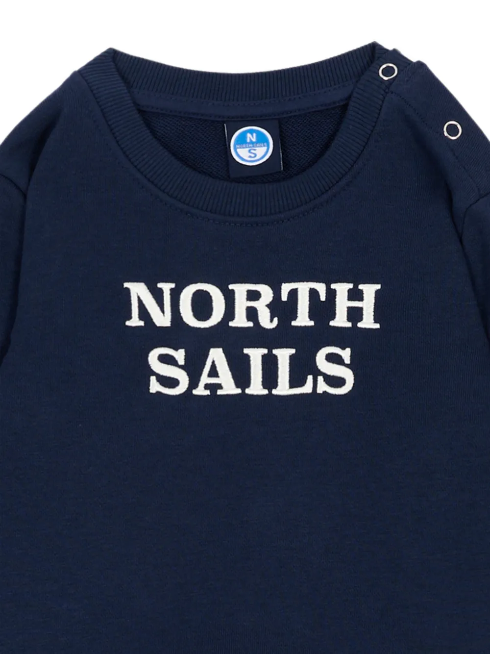 North Sails Kids Trainingspak met logoprint Blauw