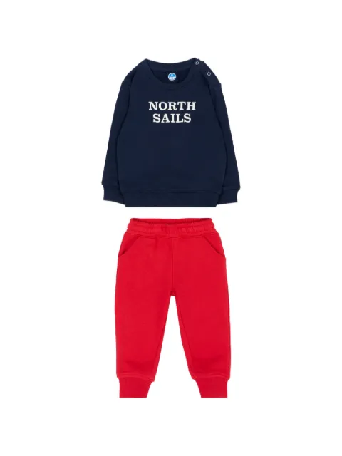 North Sails Kids logo-print tracksuit
