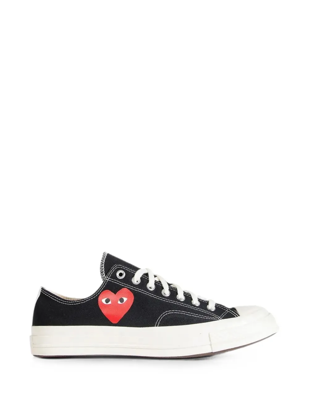 Comme Des Garçons x Converse Single Heart Chuck 70 low-top sneakers - Nero